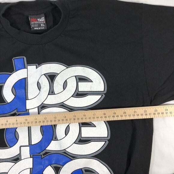 VINTAGE DOPE PRO TAG SHIRT MENS XL DOUBLE SIDED USA MADE BLACK SHORT SLEEVE BOOM - Picture 12 of 13